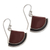 Jasper dangle earrings, 'Expression' - Dangle Earrings with Red Jasper (image 2c) thumbail
