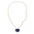 Lapis lazuli pendant necklace, 'Mystical Energy' - Sterling Silver and Lapis Lazuli Pendant Necklace (image 2c) thumbail