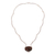Mahogany obsidian pendant necklace, 'Mystical Energy' - Handmade Mahogany Obsidian Pendant Necklace (image 2c) thumbail