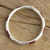Jasper bangle bracelet, 'Inside Story' - Inlaid Red Jasper Bangle Bracelet from Peru (image 2b) thumbail