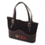 Leather and suede tote bag, 'Cusco Journey' - Leather and Suede and Wool Tote Bag (image 2c) thumbail
