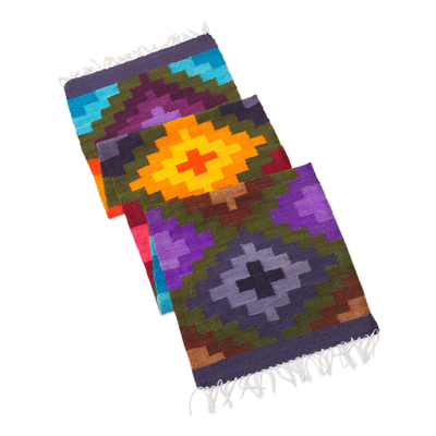 Multicolored Wool Table Runner