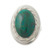 Chrysocolla cocktail ring, 'Cachet' - Natural Chrysocolla and Sterling Silver Ring (image 2a) thumbail