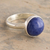 Sodalite single-stone ring, 'Blue Elysium' - Hand Crafted Sodalite Cocktail Ring (image 2) thumbail