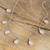 Rose quartz pendant necklace, 'Poem' - Natural Rose Quartz Pendant Necklace (image 2) thumbail