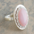 Opal cocktail ring, 'Cachet' - Pink Opal and Sterling Silver Cocktail Ring (image 2) thumbail
