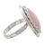 Opal cocktail ring, 'Cachet' - Pink Opal and Sterling Silver Cocktail Ring (image 2b) thumbail