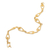 Gold-plated filigree link bracelet, 'Spiral Teardrops' - Gold-Plated Sterling Silver Filigree Link Bracelet (image 2b) thumbail