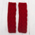 Alpaca blend fingerless mittens, 'Cozy Cardinal Red' - Andean Alpaca Blend Hand Knit Red Fingerless Mittens thumbail