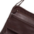 Leather shoulder bag, 'Voyager' - Dark Brown Leather Shoulder Bag (image 2b) thumbail