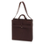 Leather tote bag,'World Class' - Minimalist Chestnut Leather Tote Bag (image 2a) thumbail