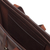 Leather tote bag,'World Class' - Minimalist Chestnut Leather Tote Bag (image 2e) thumbail