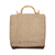 Jute tote bag, 'Otorongo' - Handmade Jute Tote Bag with Bamboo Handles (image 2c) thumbail