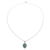 Amazonite pendant necklace, 'Naturally Beautiful' - Natural Handcrafted Andean Amazonite Pendant Necklace (image 2c) thumbail