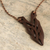 Wood pendant necklace, 'Natural Roots' - Artisan Crafted Wood Pendant Necklace (image 2b) thumbail