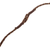 Wood pendant necklace, 'Natural Zigzag' - Long Wood Pendant Necklace (image 2d) thumbail