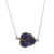 Sodalite pendant necklace, 'Simple Logic' - Natural Sodalite Pendant Necklace thumbail