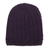 100% alpaca hat, 'Deep Purple Stars Align' - Hand Crocheted Deep Purple Alpaca Hat