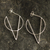Sterling silver drop earrings, 'Brilliant Geometry' - Modern Geometric Sterling Silver Drop Earrings