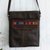 Leather shoulder bag, 'Road to Adventure' - Andean Style Leather Shoulder Bag (image 2c) thumbail