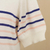 Cotton blend cardigan, 'Desert Sunrise' - Cotton Blend Short Sleeve Striped Cardigan from Peru