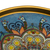 Reverse-painted glass tray, 'Creative Mandala' - Hand Painted Glass Serving Tray with Mandala Motif (image 2c) thumbail