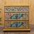 Reverse-painted glass jewelry chest, 'Subtle Splendor' - Hand Crafted Reverse-Painted Glass Jewelry Chest (image 2b) thumbail