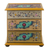 Reverse-painted glass jewelry chest, 'Subtle Splendor' - Hand Crafted Reverse-Painted Glass Jewelry Chest (image 2d) thumbail