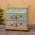 Reverse-painted glass jewelry chest, 'Pastel Splendor' - Pastel Reverse-Painted Glass Jewelry Chest (image 2) thumbail
