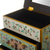 Reverse-painted glass jewelry chest, 'Pastel Splendor' - Pastel Reverse-Painted Glass Jewelry Chest (image 2h) thumbail