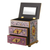 Reverse-painted glass jewelry chest, 'Twilight Splendor' - Hand Crafted Small Painted Glass Jewelry Chest (image 2g) thumbail