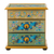 Reverse-painted glass jewelry chest, 'Spring Splendor' - Peruvian Reverse-Painted Glass Jewelry Chest