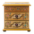 Reverse-painted glass jewelry chest, 'Dune Splendor' - Hand Painted Glass and Wood Jewelry Chest (image 2d) thumbail