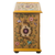 Reverse-painted glass jewelry chest, 'Dune Splendor' - Hand Painted Glass and Wood Jewelry Chest (image 2e) thumbail