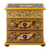 Reverse-painted glass jewelry chest, 'Earth Splendor' - Earth-Toned Reverse Painted Glass Jewelry Chest (image 2d) thumbail