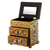 Reverse-painted glass jewelry chest, 'Earth Splendor' - Earth-Toned Reverse Painted Glass Jewelry Chest (image 2g) thumbail