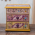 Reverse-painted glass jewelry chest, 'Dawn Splendor' - Small Hand Painted Glass Jewelry Chest (image 2b) thumbail