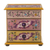 Reverse-painted glass jewelry chest, 'Dawn Splendor' - Small Hand Painted Glass Jewelry Chest (image 2d) thumbail