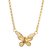 Gold-plated filigree pendant necklace, 'Magnificent Butterfly' - Butterfly Gold Plated Filigree Necklace (image 2c) thumbail