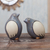 Ceramic sculptures, 'Charming Doves' (pair) - Chulucanas-Style Pottery Dive Sculptures (Pair) (image 2) thumbail
