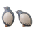 Ceramic sculptures, 'Charming Doves' (pair) - Chulucanas-Style Pottery Dive Sculptures (Pair) (image 2b) thumbail