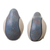 Ceramic sculptures, 'Charming Doves' (pair) - Chulucanas-Style Pottery Dive Sculptures (Pair) (image 2c) thumbail