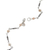 Stationäre Halskette aus Zuchtperlen - Rosafarbene Zuchtperlen-Stations-Halskette