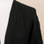 Cotton and recycled PET blend cardigan, 'Black Cable Classic' - Eco Friendly Black Cable Knit Open Front Cardigan (image 2f) thumbail