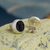 Tourmaline button earrings, 'Elegant Black' - Natural Black Tourmaline Earrings