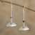 Tourmaline dangle earrings, 'Magnificence' - Dangle Earrings with Sterling Silver and Tourmaline (image 2) thumbail