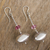 Tourmaline dangle earrings, 'Magnificence' - Dangle Earrings with Sterling Silver and Tourmaline (image 2b) thumbail