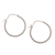 Sterling silver hoop earrings, 'Twist Around' - Sterling Silver Hoop Earrings (image 2a) thumbail