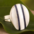 Sodalite cocktail ring, 'Path to the Sea' - Peruvian Sterling Silver and Sodalite Cocktail Ring thumbail