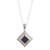 Sodalite pendant necklace, 'Window to Heaven' - Peruvian Sodalite and Sterling Silver Pendant Necklace (image 2c) thumbail